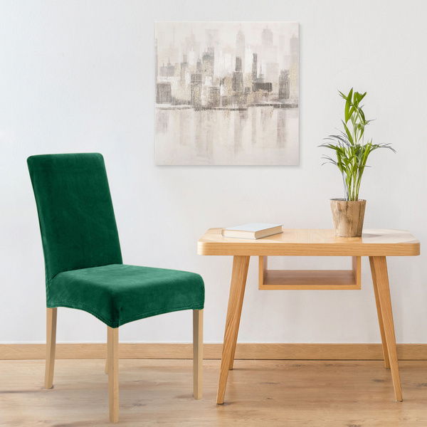 Pokrowiec na Krzesło Welur 35x55x30 Pokr04 C.Ziel