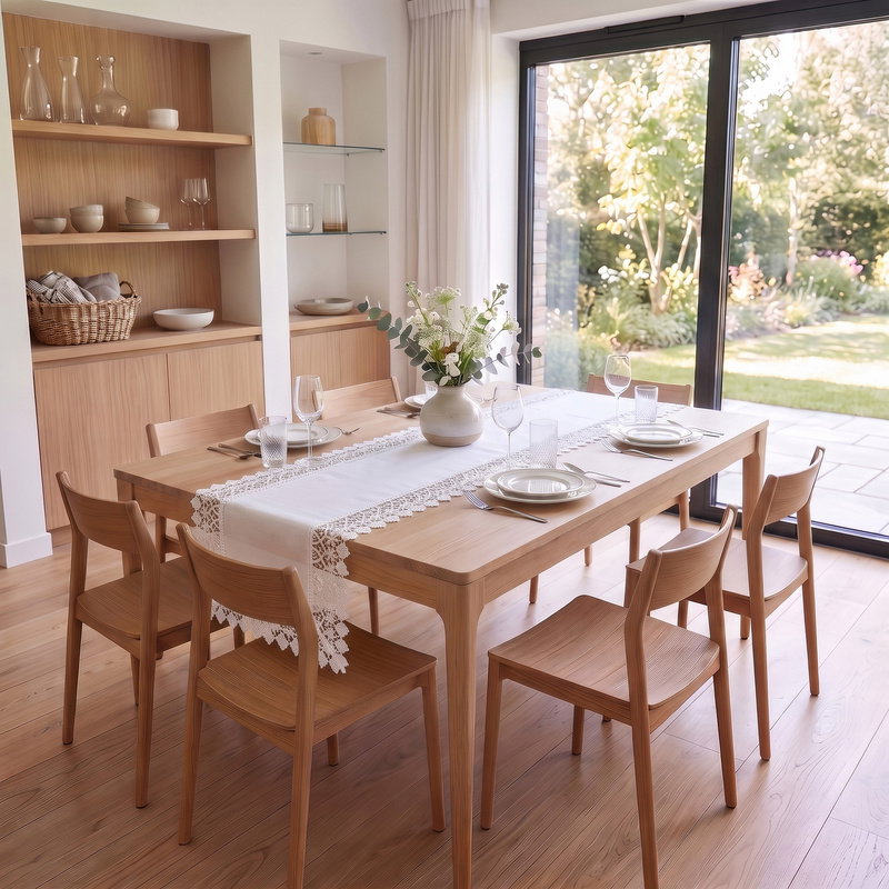 Bieżnik 40x180 Plamoodporny z Gipiurą Elia Biel 01